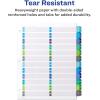 imageAvery Double Column 24 Tab Dividers for 3 Ring Binders Customizable Table of Contents Multicolor Tabs 1 Set 11321Dividers