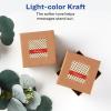 imageAvery Durable Waterproof Labels Sure Feed Technology 2quot x 2quot Square Labels OilResistant PrinttoTheEdge LaserPigmentInkjet 96 Total 64510Kraft Brown