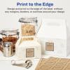 imageAvery Durable Waterproof Labels Sure Feed Technology 2quot x 2quot Square Labels OilResistant PrinttoTheEdge LaserPigmentInkjet 96 Total 64510Kraft Brown