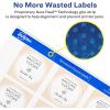 imageAvery Durable Waterproof Labels Sure Feed Technology 2quot x 2quot Square Labels OilResistant PrinttoTheEdge LaserPigmentInkjet 96 Total 64510Matte White