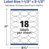 imageAvery Durable Waterproof Oval Labels with Sure Feed 15quot x 25quot 180 TearResistant Labels for Laser and PigmentBased Inkjet Printers180 labels