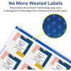 imageAvery Durable Waterproof Square Labels Sure Feed Technology 2quot x 2quot 120 Total Oil and TearResistant Waterproof Labels PrinttoTheEdge LaserPigmentBased Inkjet Printable600 labels