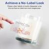 imageAvery Glossy Clear Rectangle Labels Sure Feed Technology 2quot x 3quot 80 Glossy Clear Labels PrinttoTheEdge LaserInkjet Printable400 labels