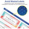 imageAvery Glossy Clear Rectangle Labels Sure Feed Technology 2quot x 3quot 80 Glossy Clear Labels PrinttoTheEdge LaserInkjet Printable400 labels