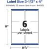 imageAvery Glossy Clear Rectangle Labels Sure Feed Technology 313quot x 4quot 30 Glossy Clear Labels LaserInkjet Printable150 labels