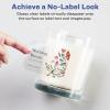 imageAvery Glossy Clear Rectangle Scalloped Labels Sure Feed Technology 2quot x 3quot 80 Glossy Clear Labels PrinttoTheEdge LaserInkjet Printable200 labels
