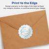 imageAvery Glossy White Round Scalloped Labels Sure Feed Technology 25quot Diameter 90 Glossy White Labels PrinttoTheEdge Permanent Adhesive LaserInkjet Printable450 labels