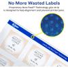 imageAvery Glossy White Square Labels Sure Feed Technology 15quot x 15quot 200 Glossy White Labels PrinttoTheEdge Permanent Adhesive LaserInkjet Printable1 000 labels