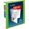 imageAvery HeavyDuty View 3 Ring Binder 15quot One Touch EZD Rings 1 Chartreuse Binder 79773Chartreuse