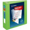 imageAvery HeavyDuty View 3 Ring Binder 15quot One Touch EZD Rings 1 Chartreuse Binder 79773Chartreuse