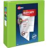 imageAvery HeavyDuty View 3 Ring Binder 15quot One Touch EZD Rings 1 Chartreuse Binder 79773Chartreuse