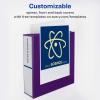 imageAvery HeavyDuty View 3 Ring Binder 2quot One Touch EZD Rings 540Sheet Capacity 28 Inch Wide Spine Great for Home School Supplies Office or Organization Needs 1 Purple Binder 79777Purple