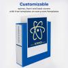 imageAvery HeavyDuty View 3 Ring Binder 3quot One Touch EZD Rings 1 Pacific Blue Binder 79811Pacific Blue
