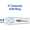 imageAvery HeavyDuty View 3 Ring Binder 3quot One Touch EZD Rings 1 Pacific Blue Binder 79811Pacific Blue