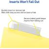 imageAvery Insertable Dividers for 3 Ring Binder 5Tab Set Clear Big Tabs Buff Paper with GoldReinforced 24 Sets Great for Organizing Projects Reports Finances and More 1111324 Packs
