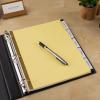imageAvery Insertable Dividers for 3 Ring Binder 5Tab Set Clear Big Tabs Buff Paper with GoldReinforced 24 Sets Great for Organizing Projects Reports Finances and More 11113250 labels