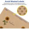 imageAvery Kraft Brown Rectangle Scalloped Labels Sure Feed Technology 2quot x 3quot 120 Kraft Brown Labels PrinttoTheEdge LaserInkjet Printable120 labels
