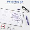 imageAvery Marks A Lot Permanent Markers Large DeskStyle Size Chisel Tip Water and Wear Resistant 12 Purple Markers 08884