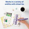imageAvery Marks A Lot Permanent Markers Large DeskStyle Size Chisel Tip Water and Wear Resistant 12 Purple Markers 08884