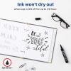 imageAvery MarksALot Permanent Markers Regular DeskStyle Size Chisel Tip Water and Wear Resistant 12 Blue Markers 07886Black