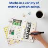 imageAvery MarksALot Permanent Markers Regular DeskStyle Size Chisel Tip Water and Wear Resistant 12 Blue Markers 07886Black