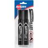 imageAvery MarksALot Permanent Markers Regular DeskStyle Size Chisel Tip Water and Wear Resistant 12 Blue Markers 07886Black