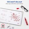 imageAvery MarksALot Permanent Markers Regular DeskStyle Size Chisel Tip Water and Wear Resistant 12 Blue Markers 07886Red