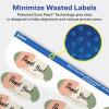 imageAvery Matte Clear Oval Labels Sure Feed Technology 1quot x 2quot 240 Matte Clear Labels PrinttoTheEdge LaserInkjet Printable600 labels