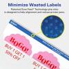 imageAvery Matte Clear Round Scalloped Labels Sure Feed Technology 25quot Diameter 90 Matte Clear Labels PrinttoTheEdge LaserInkjet Printable225 labels