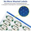 imageAvery Matte White Oval Labels Sure Feed Technology 15quot x 25quot 450 Matte White Printable Labels450 Labels