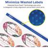 imageAvery Matte White Removable Oval Labels Sure Feed Technology PrinttoTheEdge 2quot x 313quot 120 Removable Labels LaserInkjet Printable800 labels