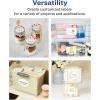 imageAvery Matte White Removable Rectangle Scalloped Labels Sure Feed Technology PrinttoTheEdge 2quot x 3quot 120 Removable Labels LaserInkjet Printable120 labels