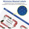 imageAvery Matte White Removable Rectangle Scalloped Labels Sure Feed Technology PrinttoTheEdge 2quot x 3quot 120 Removable Labels LaserInkjet Printable400 labels