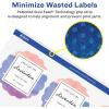 imageAvery Matte White Removable Round Scalloped Labels Sure Feed Technology PrinttoTheEdge 25quot Diameter 135 Removable Labels LaserInkjet Printable450 labels