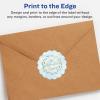 imageAvery Matte White Round Scalloped Labels Sure Feed Technology 25quot Diameter 225 Matte White Printable Labels450 Labels