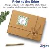 imageAvery Matte White Square Labels Sure Feed Technology 2quot x 2quot 300 Matte White Printable Labels3 000 Labels