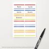 imageAvery NoIron Fabric Labels 12quot x 134quot Washer and DryerSafe Waterproof Labels NonPrintable 54 Total 40720Happy Designs