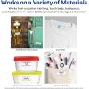imageAvery NoIron Fabric Labels 12quot x 134quot Washer and DryerSafe Waterproof Labels NonPrintable 54 Total 40720Happy Designs