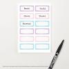 imageAvery NoIron Fabric Labels 12quot x 134quot Washer and DryerSafe Waterproof Labels NonPrintable 54 Total 40720Pastel Designs