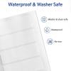 imageAvery NoIron Fabric Labels 12quot x 134quot Washer and DryerSafe Waterproof Labels NonPrintable 54 Total 40720White