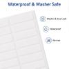 imageAvery NoIron Fabric Labels 12quot x 134quot Washer and DryerSafe Waterproof Labels NonPrintable 54 Total 40720White