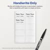 imageAvery NoIron Fabric Labels 12quot x 134quot Washer and DryerSafe Waterproof Labels NonPrintable 54 Total 40720White