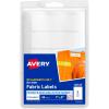 imageAvery NoIron Fabric Labels 12quot x 134quot Washer and DryerSafe Waterproof Labels NonPrintable 54 Total 40720White