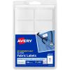 imageAvery NoIron Fabric Labels 12quot x 134quot Washer and DryerSafe Waterproof Labels NonPrintable 54 Total 40720White