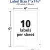imageAvery NoIron Fabric Labels 12quot x 134quot Washer and DryerSafe Waterproof Labels NonPrintable 54 Total 40720White