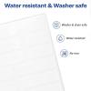 imageAvery NoIron Fabric Labels 12quot x 134quot Washer and DryerSafe Waterproof Labels NonPrintable 54 Total 40720White