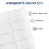 imageAvery NoIron Fabric Labels 12quot x 134quot Washer and DryerSafe Waterproof Labels NonPrintable 54 Total 40720White