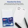 imageAvery NoIron Fabric Labels 12quot x 134quot Washer and DryerSafe Waterproof Labels NonPrintable 54 Total 40720White