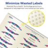 imageAvery Pearlized Ivory Oval Labels Sure Feed Technology 15quot x 25quot 180 Pearlized Ivory Labels LaserInkjet Printable450 labels