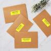 imageAvery Printable Address Labels with Sure Feed 1quot x 258quot Assorted Neon Magenta Green and Yellow 450 Blank Mailing Labels for Laser and Inkjet Printers 5979Neon Yellow